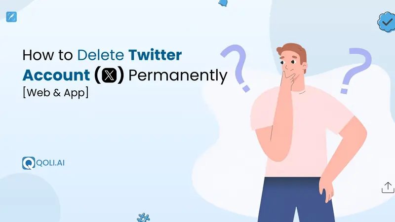 Delete Twitter account permanently on web and app